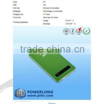 Slim 4500mah Portable Power Supply For Smartphone