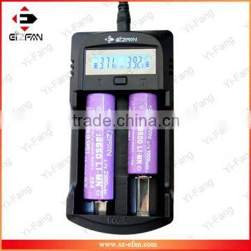 New WF1 LCD 2 bays Intellicharge universal charger from yifang