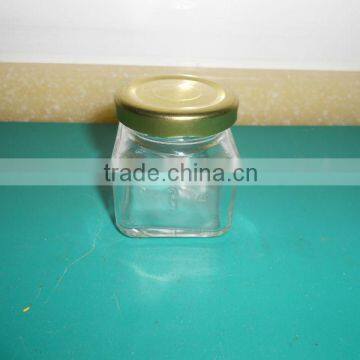 fine mini glass sauce jar 50ml