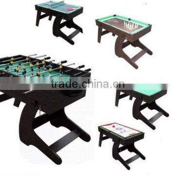 Factory Promotion High Quality 9 in 1 Multi Games Table. Billiard Table, Backgammon, Chess, Tac Tic Toe, Shuffleboard, Etc photo-2