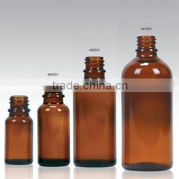 amber essence oil bottle