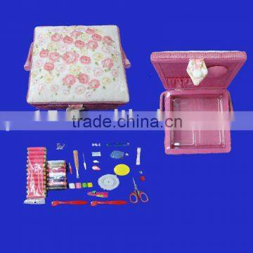 top-grade sewing kit in fabric box