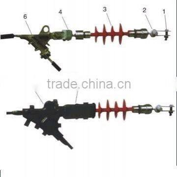 Composite Insulators With Strain Clamps