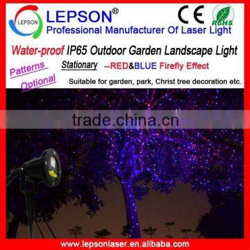 2014 HOT SALE Red and Blue waterproof IP65 outdoor garden laser light/landscape garden laser light/waterproof laser light