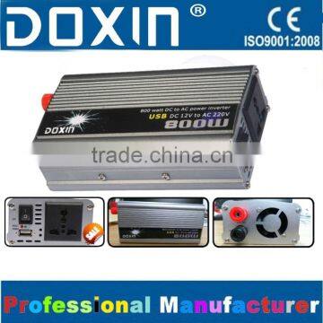 DOXIN solar 12v / 24v 220v 800w modified sine wave inverter dc ac car power inverter with USB