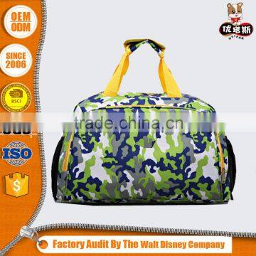 2016 New Style China Manufacturer Colorful Custom Logo Polyester Weekender Travel Bag photo-3