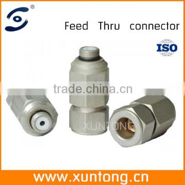 QR540 QR500 CATV Connector Aluminium Type Feed Thru connector