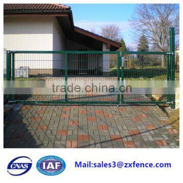 Trade assurance bending fence gate,galvanized folding door,double door,factory direct