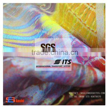 Fabric Printing Satin Top Digital Textile Fashion Satin Blouses Stitch Fashion Wholesaler photo-3