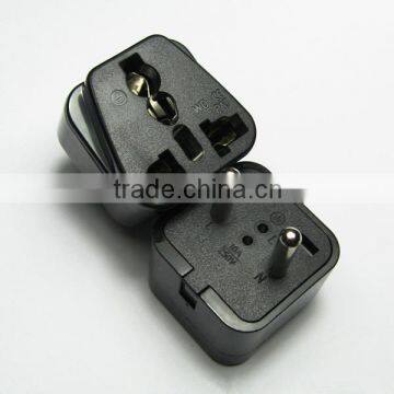 Hot selling european adapter USA AU SWISS to 2 pin round pin european plug travel adaptor CE certification travel charger