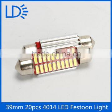 Led Car Bulbs 39mm Canbus Led Light 10-30v 20SMD 4014 Festoon Light photo-3