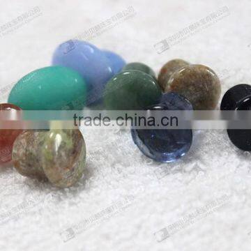 Body piercing jewelry gem stone ear plugs