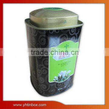 tin metal coffee canister box