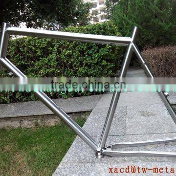 xacd made titaniium MTB bike frame with kickstand mount 18" mountain bike frame with 29er