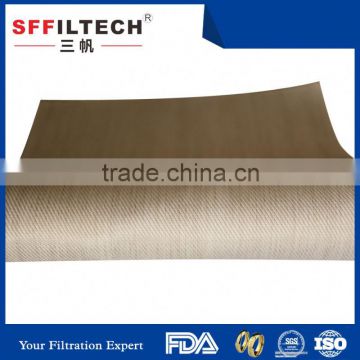 popular high quality cheap fiberglass cloth with ptfe treatment