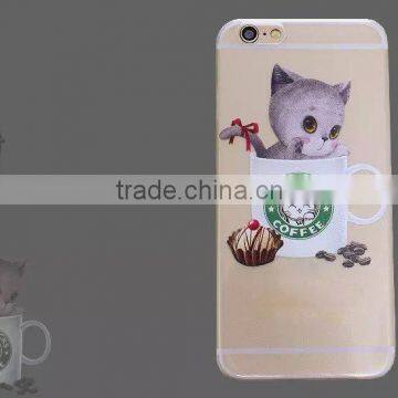 2016 Best Selling Funky Animal Pattern Cute Cat Painting Mobile Phone Case for Iphone photo-5
