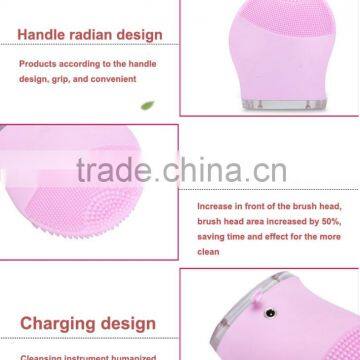 Silicone Electric Facial Brush Deep Pore Cleanser, Massager, Relief From Acne Blackheads, Cellulite Dead Skin photo-2
