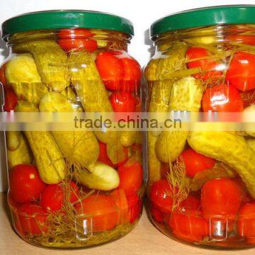 Pickled Mixed Gherkin and Cherry Tomato