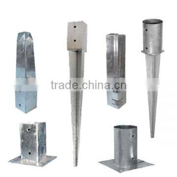 Hot Dipped Galvanzied Steel Fence Post Holder 750 mm Spike Support 750 mm Metal Shake3" photo-3