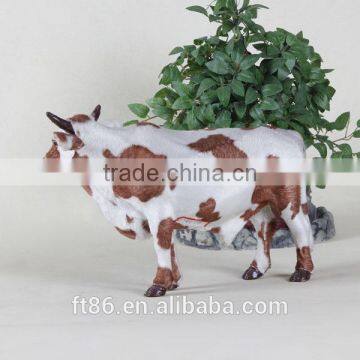 garden ornament artificial battery operated cow toy