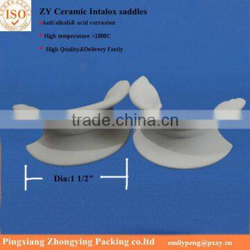 High Quality&Acid, alkali resistance Ceramic Intalox saddles