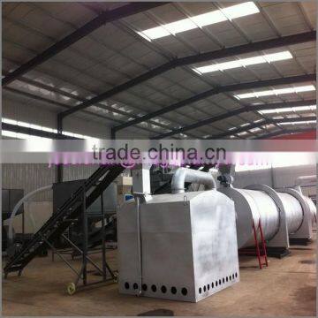 Best quality 1T/H Rotary drum dryer for sawdust and wood pellets