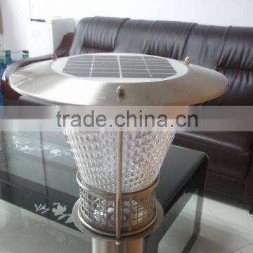 3.6V Stainless Steel Solar Sunflower Garden Light photo-3