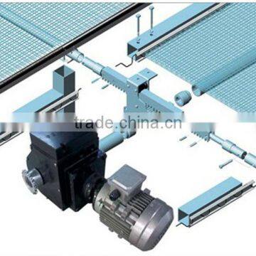 Greenhouse shading system motor