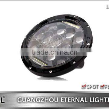 7" led headlight 75W car automotive off-road wrangler rubicon motorcycle auto led headlight dual sealed beam