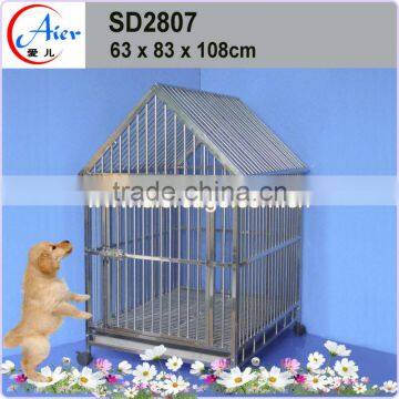 house design dog crate stainless steel for dog cage