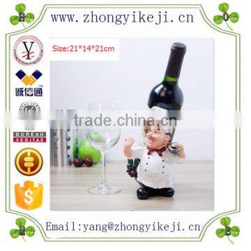 Europe type resin creative wine bottle holder