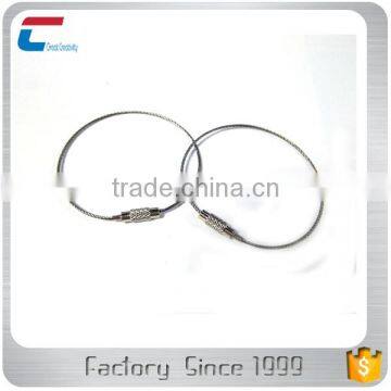 Stainless Steel Metal Airline Suitcase Tag Strap Loops for Customized Luggage Tags photo-5