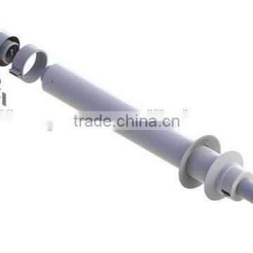 Gas boiler exhaust pipe