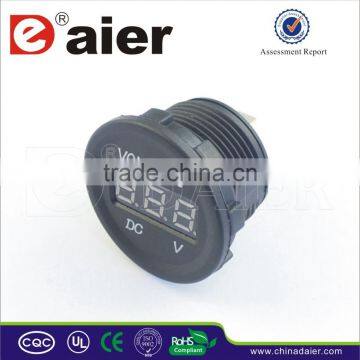 Car 12V Auto DC Socket Voltmeter With Standard Nut