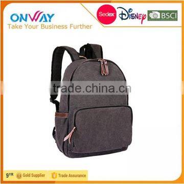 Canvas Backpack School Bag For University Students Laptop Bag Computer Bag Daypack