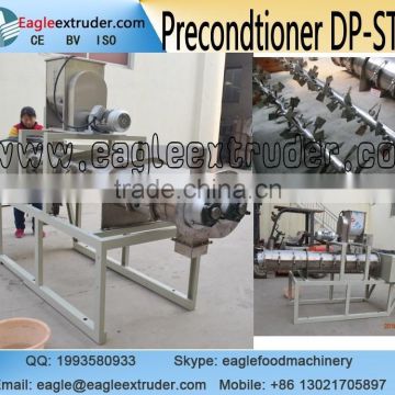 Jinan Eagle steam preconditioners in feed extrusion lines such as pet dog food, fish feed