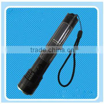 China manufacture aluminium alloy body usb phone charger solar torch