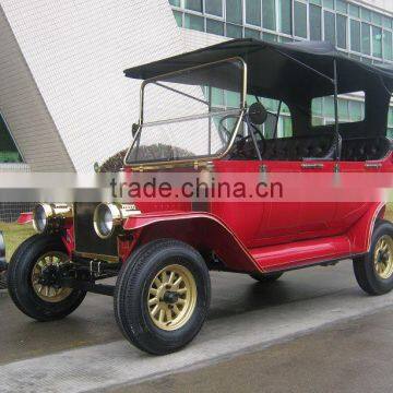 Graceful Antique 48V Golf Course Electric Passenger Vintage Car With Door photo-3