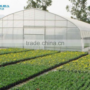 Tunnel Greenhouses With Supporting Systems