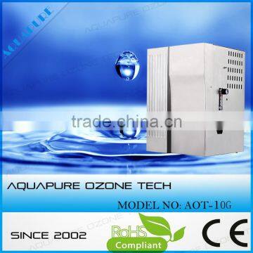 Wall-mounted commercial ozone water generator for washing machine