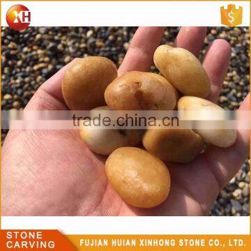 Polish Decoration Yellow Pebble For Landscape Wall photo-3