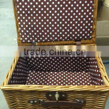 wicker hamper baskets wholesale empty rectangle wicker basket