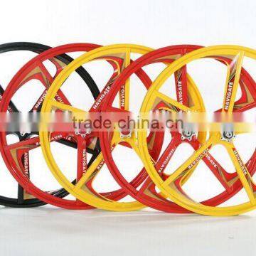 24 Inch Lightest Strongest Magnesium Alloy Bike Wheel /fixed Gear Type Hub Bike Wheel