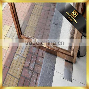 Custom Made Stainless Steel Glass Door Frame for Building Gate