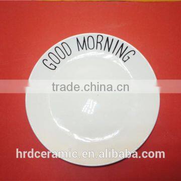 Wholesale Hotel Event Restaurant White Round Custom Cheap Ceramic Plates photo-5