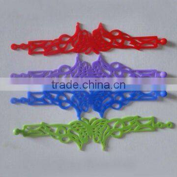 Thin silicone bracelet