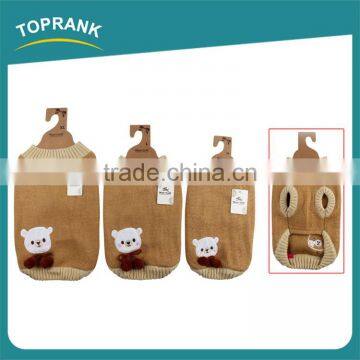 Wholesale Bear Pattern Winter Small Easy Knit Dog Sweater Pattern Free photo-4