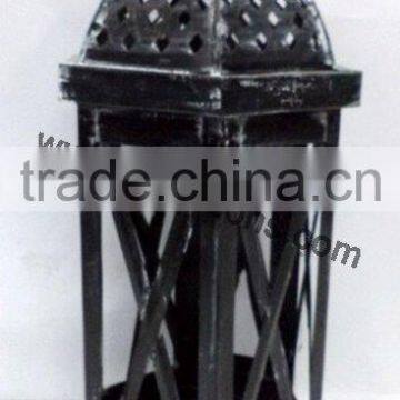 Decorative Round White Metal Led Lantern photo-5