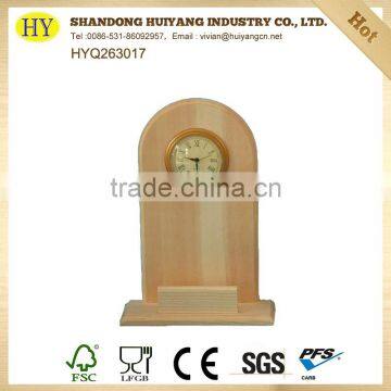Unfinished Wholesale Home Decoration Wooden Clock photo-5