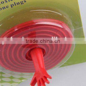 Hand Shaped Spiral Circular Silicone Sink Stopper photo-4